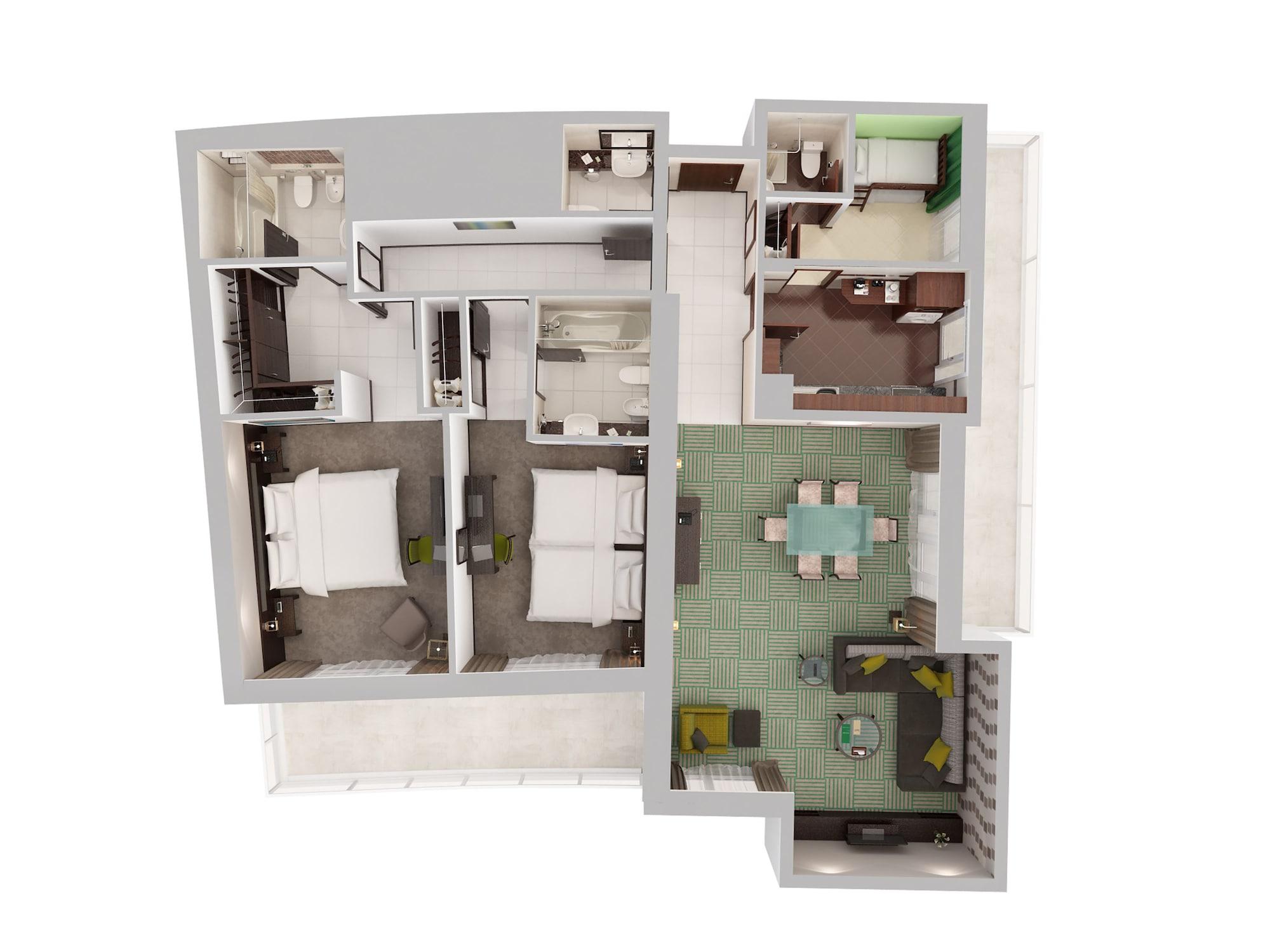 Flora Creek Deluxe Apartments, Apart-hotel 4*